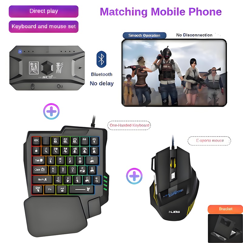 Gaming Keyboard Mouse Combo - M1 Pro เกมแพด ตัวแปลงเกมมือถือ คีย์บอร์ด เมาส์
