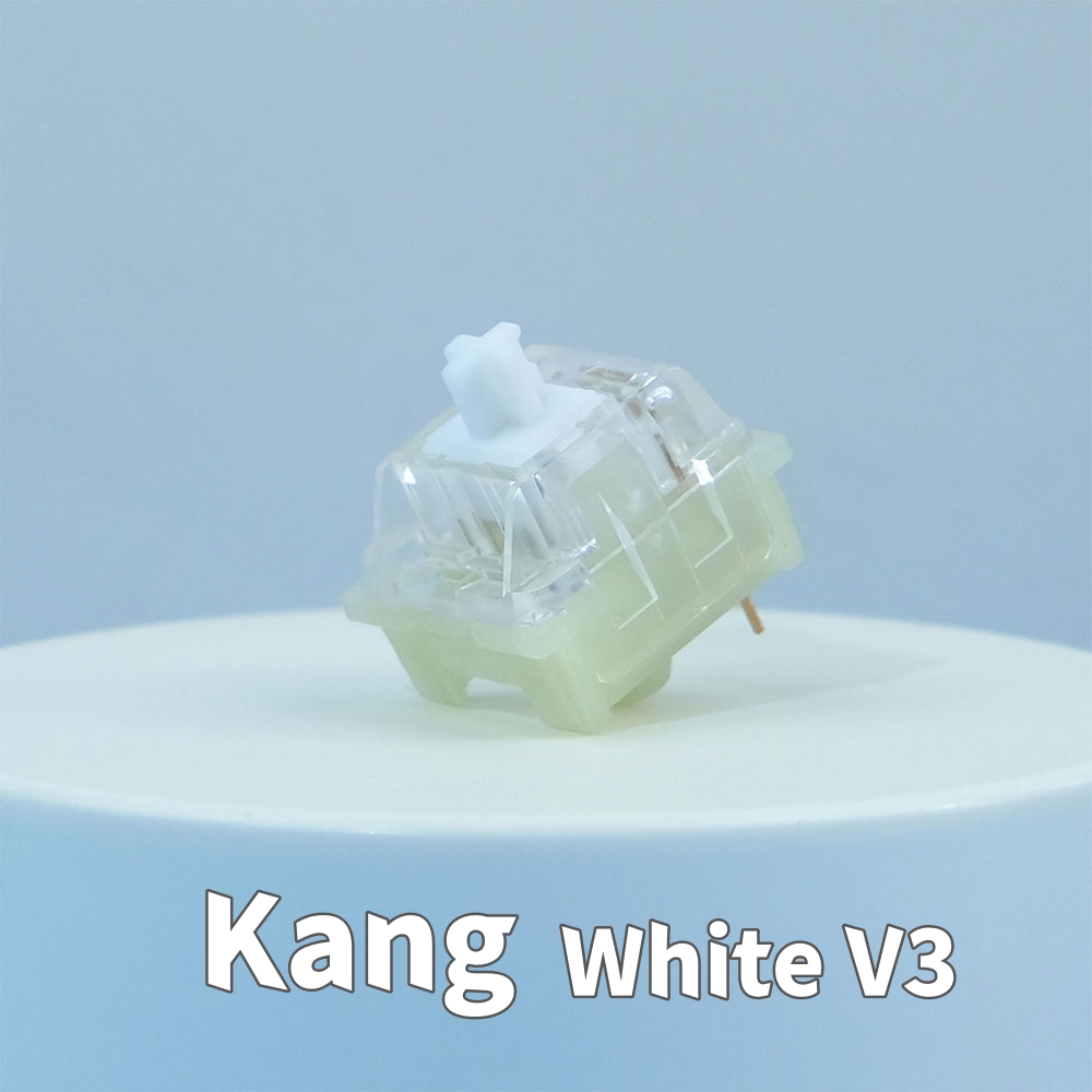 Gaming Keyboard No Rgb - KTT Kang สวิตช์ V3สีขาวสวิตช์แบบกลไกสวิตช์เชิงเส้น3ขาสวิตช์แบบกำหนดเองได้ RGB เกมสวิตช์สลับแบบร้อน