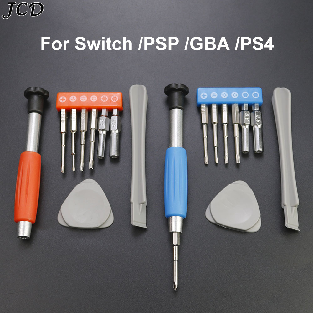 Switch Opener Tool - JCD ไขควงชุด Disassembly เปิดชุดเครื่องมืออะไหล่ซ่อมสําหรับสวิทช์ GBA SP