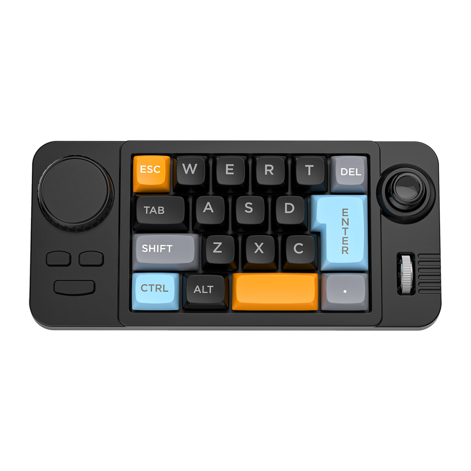 Gaming Keyboard Hot Swappable - จอยสติ๊ก 19 ปุ่ม ดับเบิ้ลโรลเลอร์ RGB แบบถอดเปลี่ยนได้คีย์บอร์ดเกมแบบมีสายอุปกรณ์เสริมคอมพิวเตอร์คีย์บอร์ดเกม