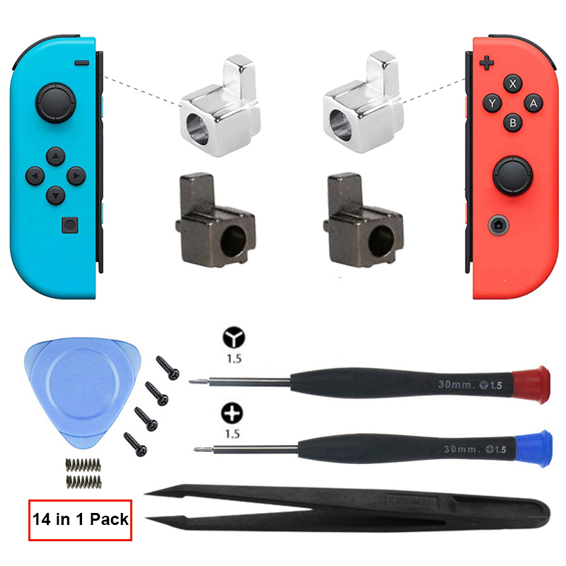 Switch Opener Tool - NS Switch อุปกรณ์เสริมเกมหัวเข็มขัดล็อคโลหะพร้อมเครื่องมือเปิดสําหรับ Switch / OLED