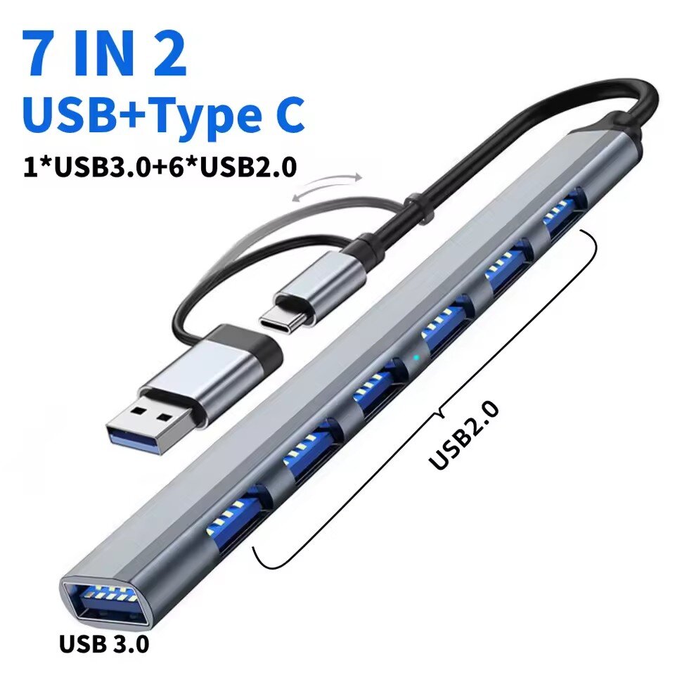 Gaming Keyboard Type C - ฮับ USB 3.0 Type C 7