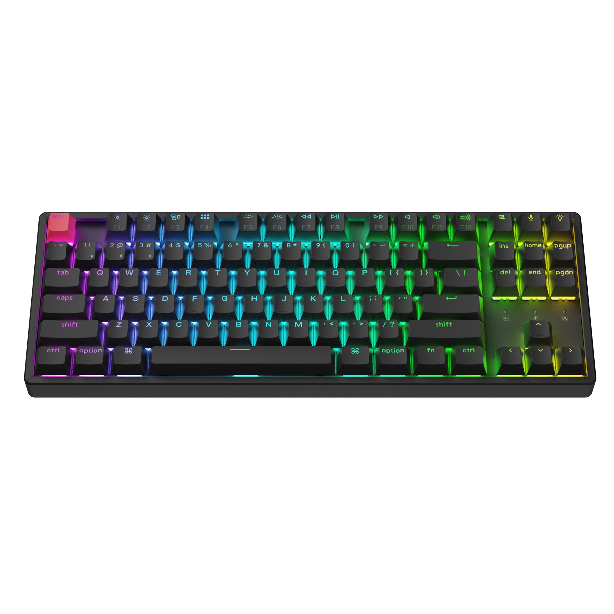 Gaming Keyboard Tkl - Keychron K8 V2 QMK ไร้สายที่กําหนดเองคีย์บอร์ด RGB