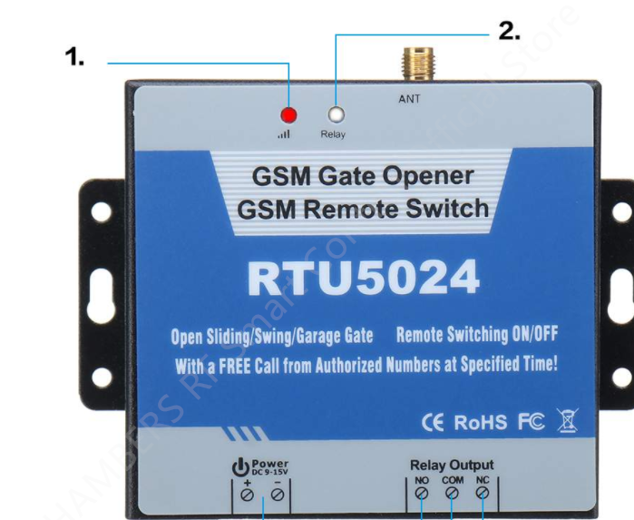 Switch Opener Tool - RTU5024 GSM ที่เปิดประตูรีเลย์สวิทช์รีโมทคอนโทรลไร้สายที่เปิดประตู