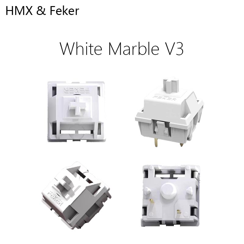 Gaming Keyboard Hot Swappable - สวิตช์คีย์บอร์ดแบบ Hot swap รุ่น HMX Feker