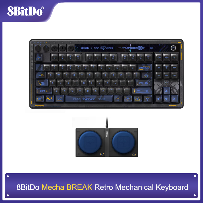 Gaming Keyboard Hot Swappable - 8BitDo Retro 87 Mechanical Keyboard -