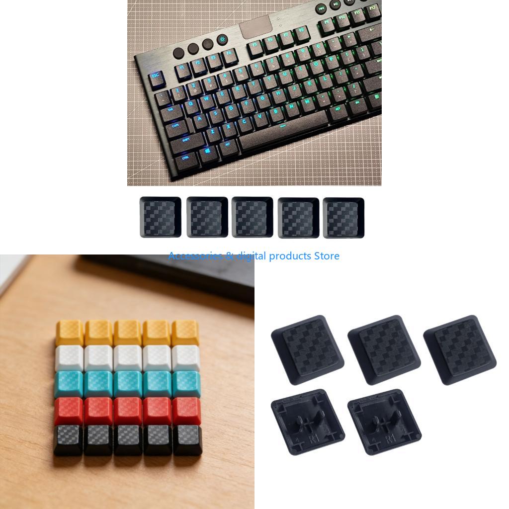 Gaming Keyboard Tkl - 77JD เท่านั้น Keycap คาร์บอนไฟเบอร์ Keycap 5