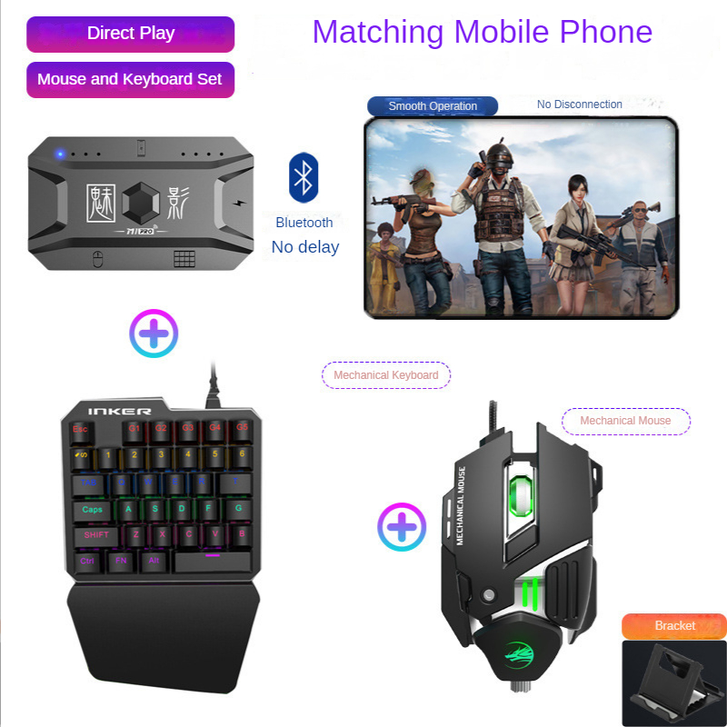 M1 Pro เกมแพด ตัวแปลงเกมมือถือ - Gaming Keyboard Mouse Combo บทวิจารณ์และราคา