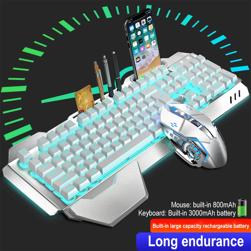 ชุดแป้นพิมพ์และเมาส์ไร้สาย2.4G - Gaming Keyboard Mouse Combo บทวิจารณ์และราคา