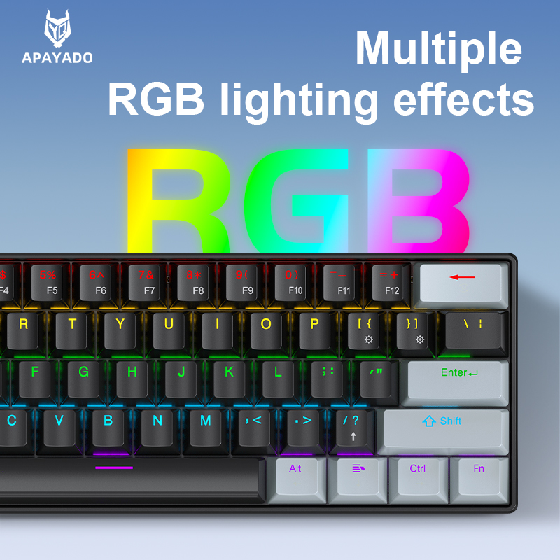APAYADO K61 Mini Mechanical Ke - Gaming Keyboard Hot Swappable บทวิจารณ์และราคา