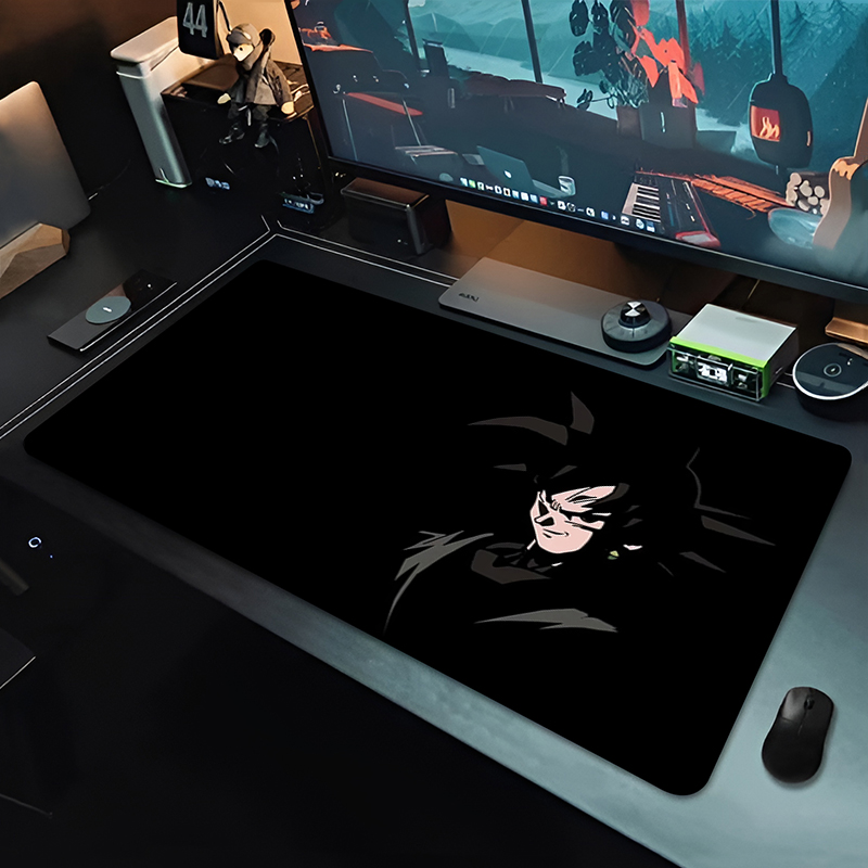 แผ่นรองเมาส์อนิเมะ DBZ สีดำ ลา - Gaming Keyboard Best บทวิจารณ์และราคา