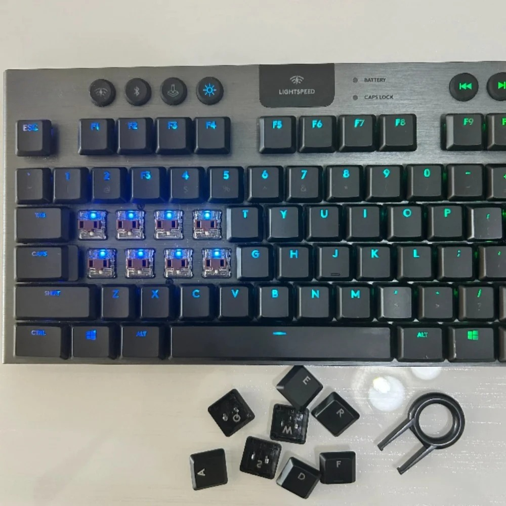 การเปลี่ยนคีย์แคปแบบมีไฟพื้นหล - Gaming Keyboard Tkl บทวิจารณ์และราคา