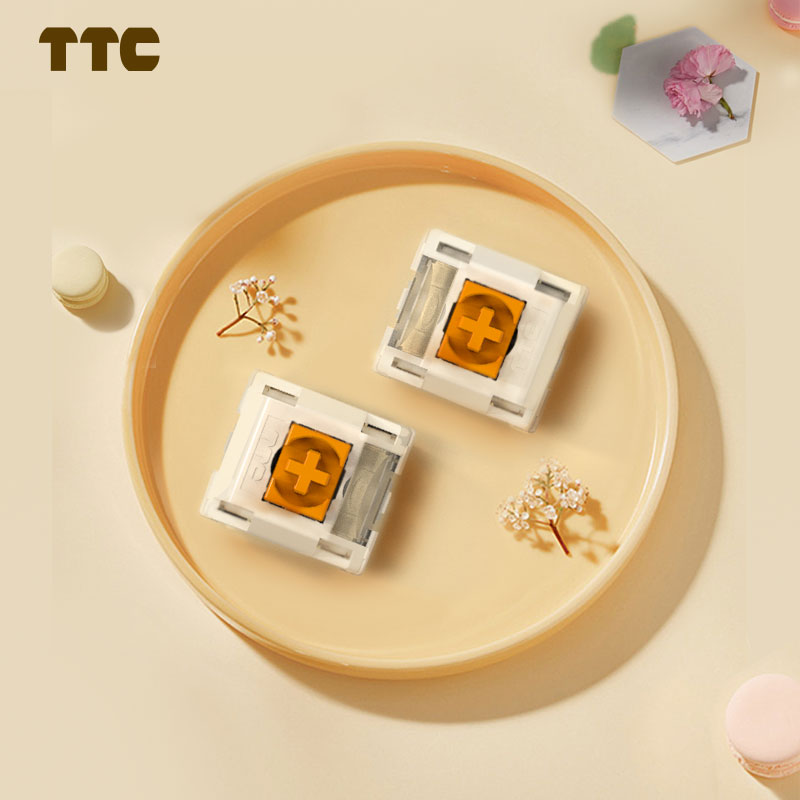 TTC Flame Orange Linear Switch - Gaming Keyboard Hot Swappable บทวิจารณ์และราคา