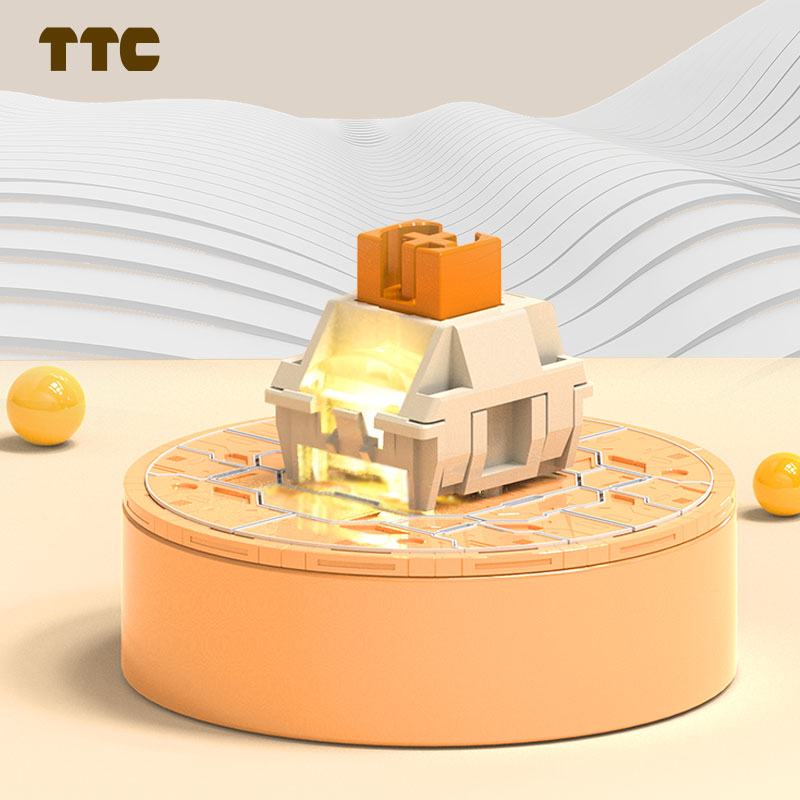 TTC Flame Orange Linear Switch - Gaming Keyboard Hot Swappable บทวิจารณ์และราคา