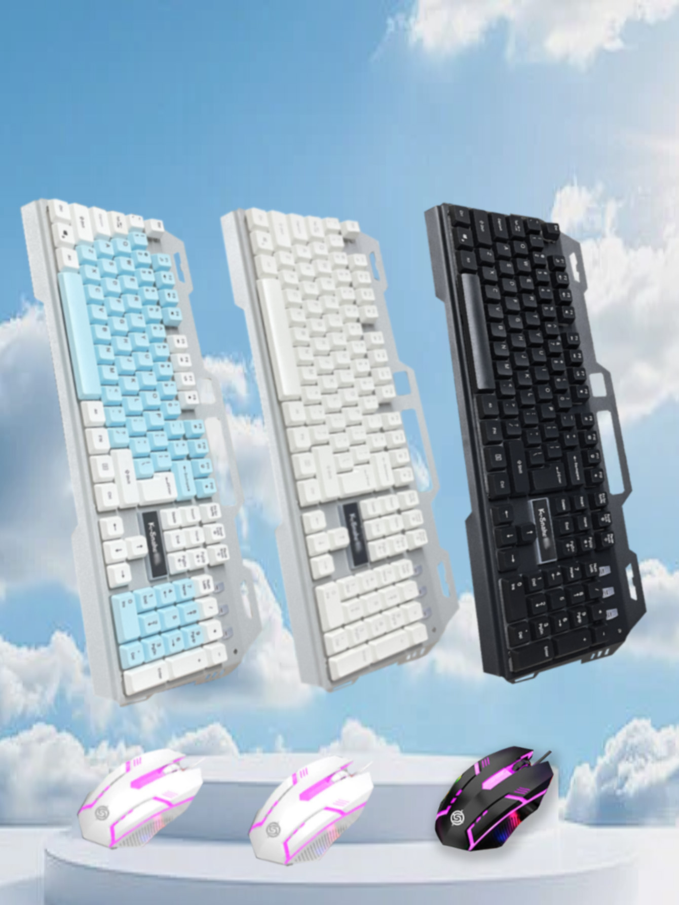 ชุดคีย์บอร์ดและเมาส์แบบมีสาย K - Gaming Keyboard Not Working บทวิจารณ์และราคา