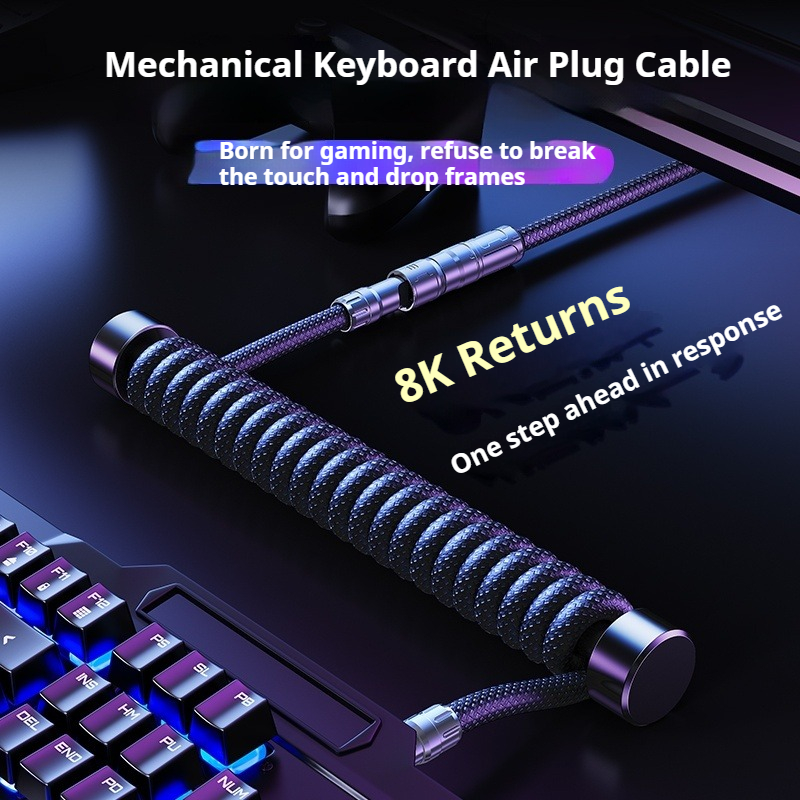 สายคีย์บอร์ดแบบขดยาว 1.2 ม. US - Gaming Keyboard Type C บทวิจารณ์และราคา