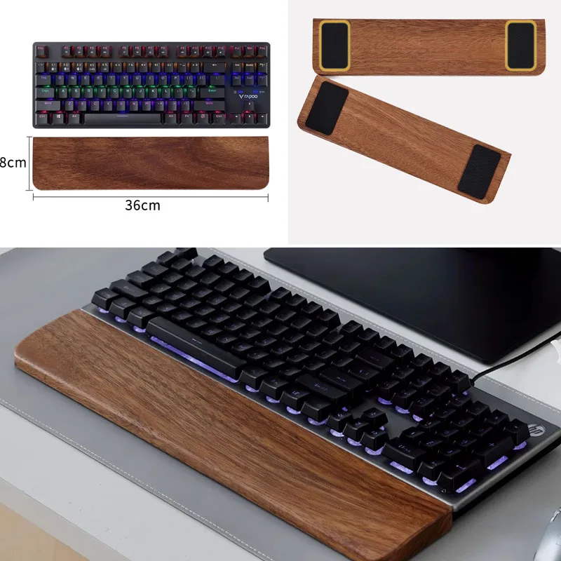 ที่พักข้อมือไม้แท้สำหรับคีย์บอ - Gaming Keyboard Mouse Combo บทวิจารณ์และราคา