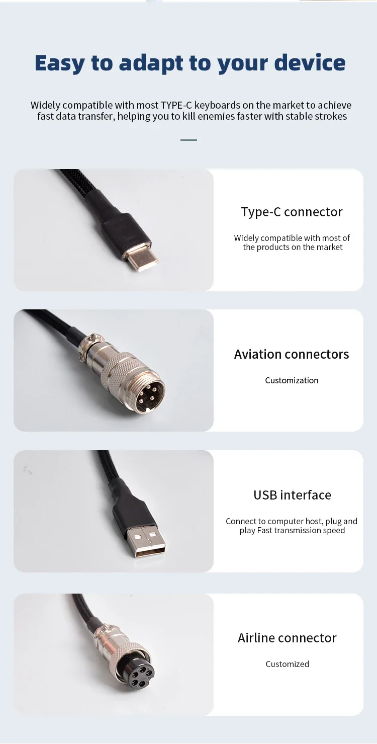 พอร์ต USB Type-C, สายเคเบิลแบบ - Gaming Keyboard Extension บทวิจารณ์และราคา