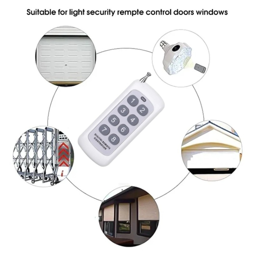 รีโมทคอนโทรลไร้สาย RF 433Mhz 1 - Switch Opener Tool บทวิจารณ์และราคา