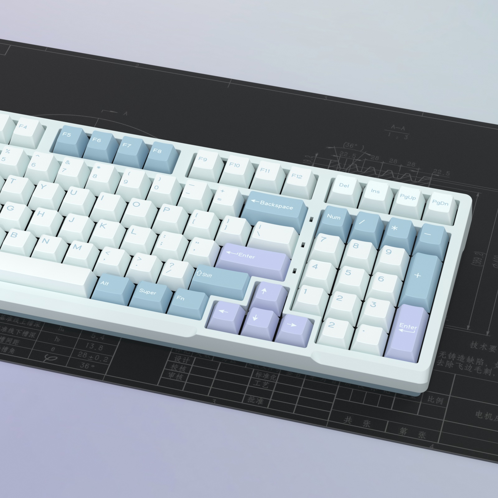 KBDiy GMK ภาพลวงตา Keycap โปรไ - Gaming Keyboard Extension บทวิจารณ์และราคา