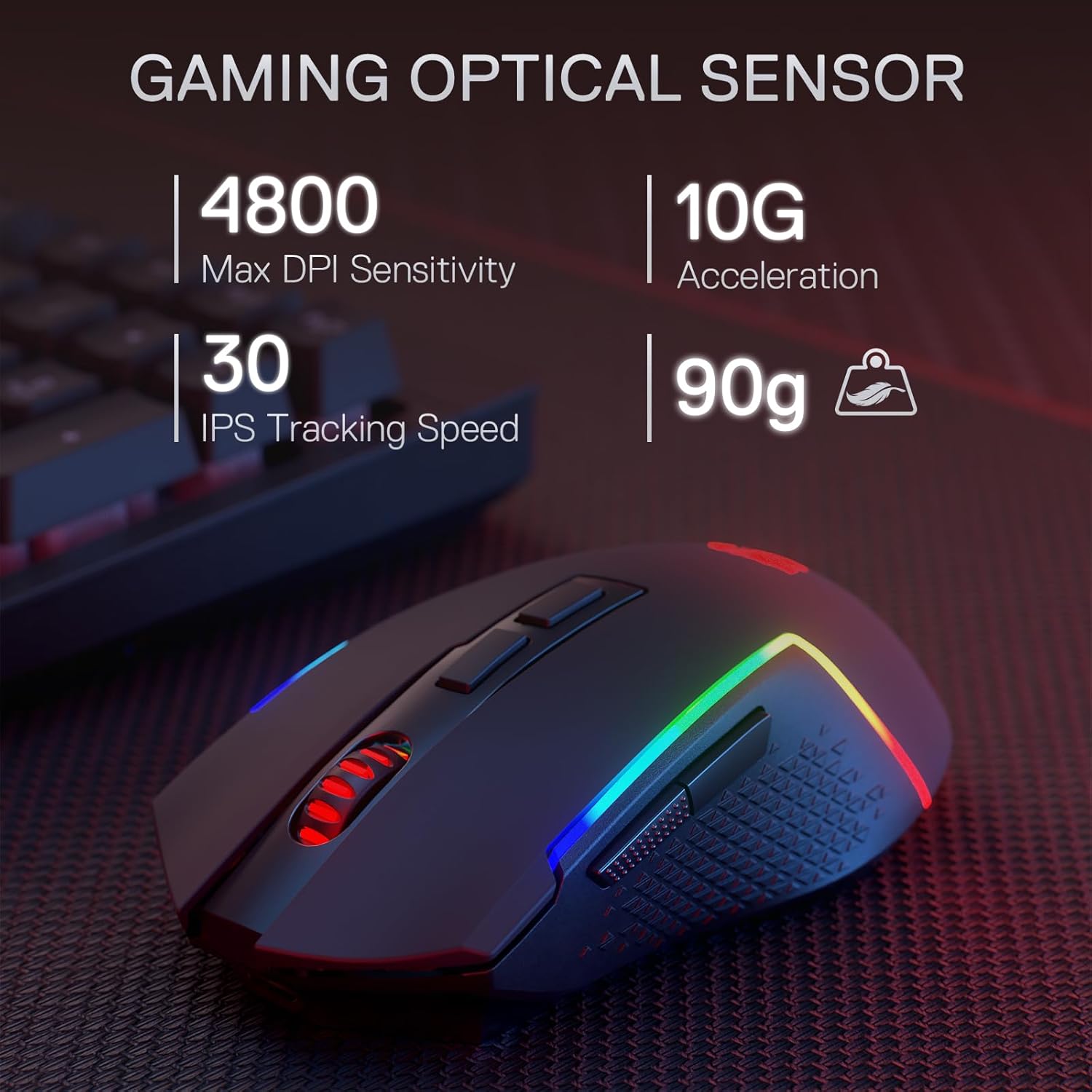 ชุดคีย์บอร์ดและเมาส์เกมมิ่งไร้ - Gaming Keyboard Extension บทวิจารณ์และราคา