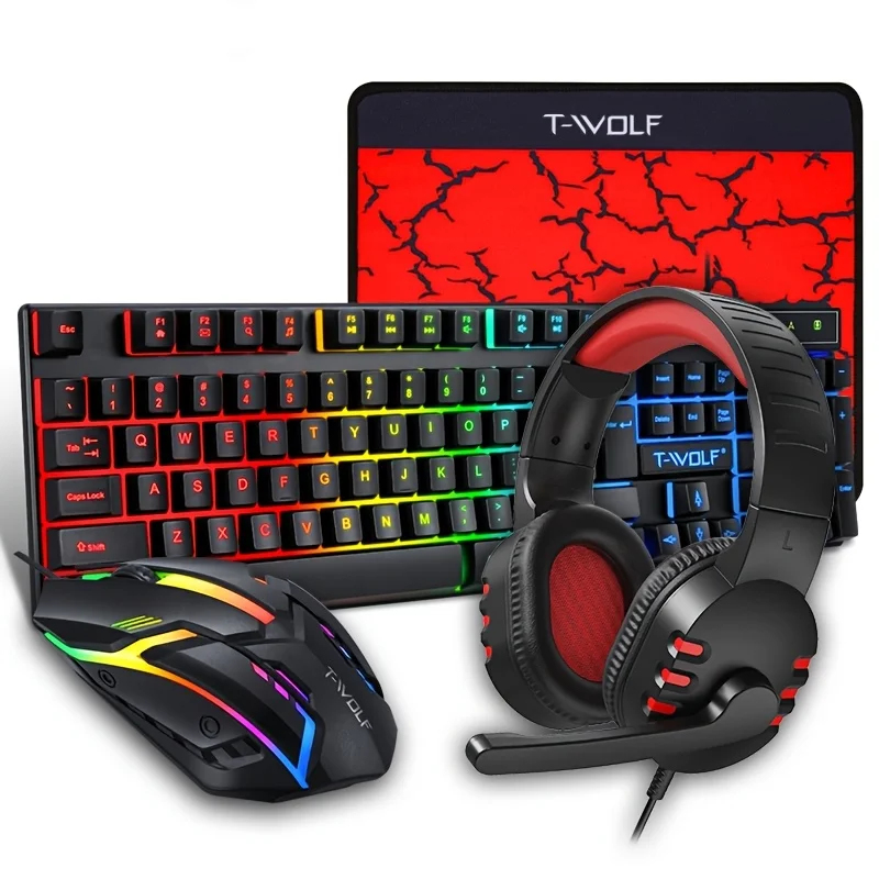 2026 ชุดคีย์บอร์ด เมาส์ แผ่นรอ - Gaming Keyboard Mouse And Headset Combo บทวิจารณ์และราคา