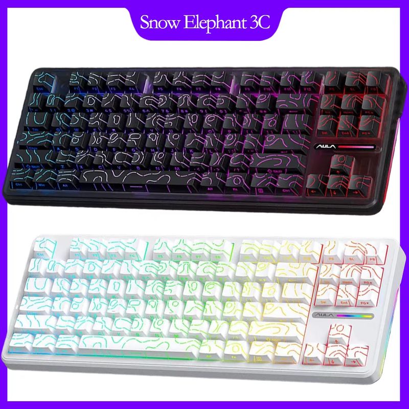 คีย์บอร์ดไร้สาย Aula F87 แบบกล - Gaming Keyboard Tkl บทวิจารณ์และราคา
